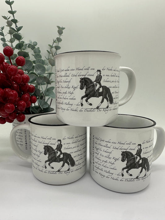 DFZ-Motivtasse -  "Dressurfriese"