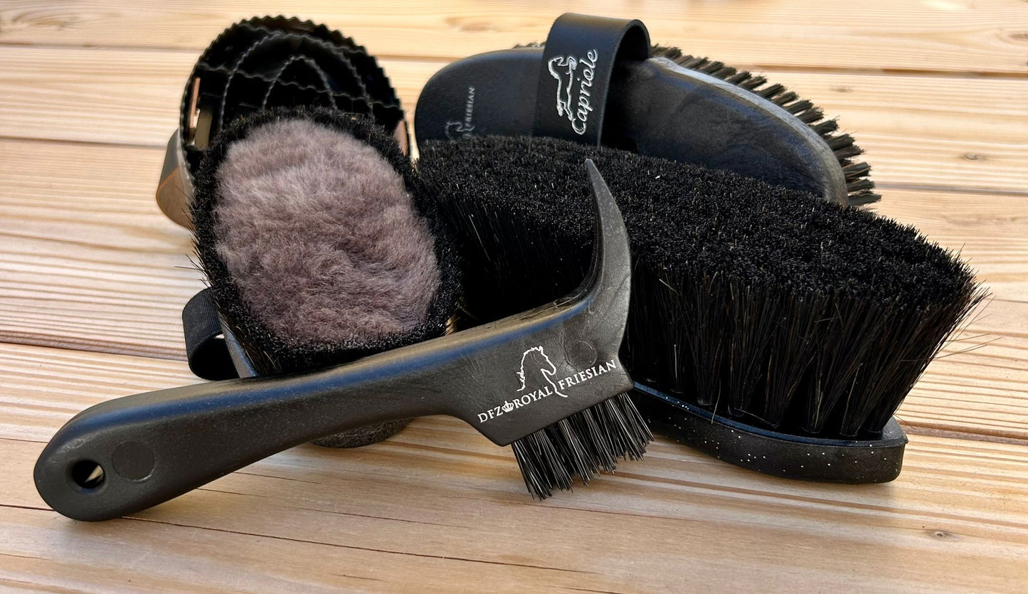 Das DFZ-Grooming Set - Bürsten-Set Noir von HAAS