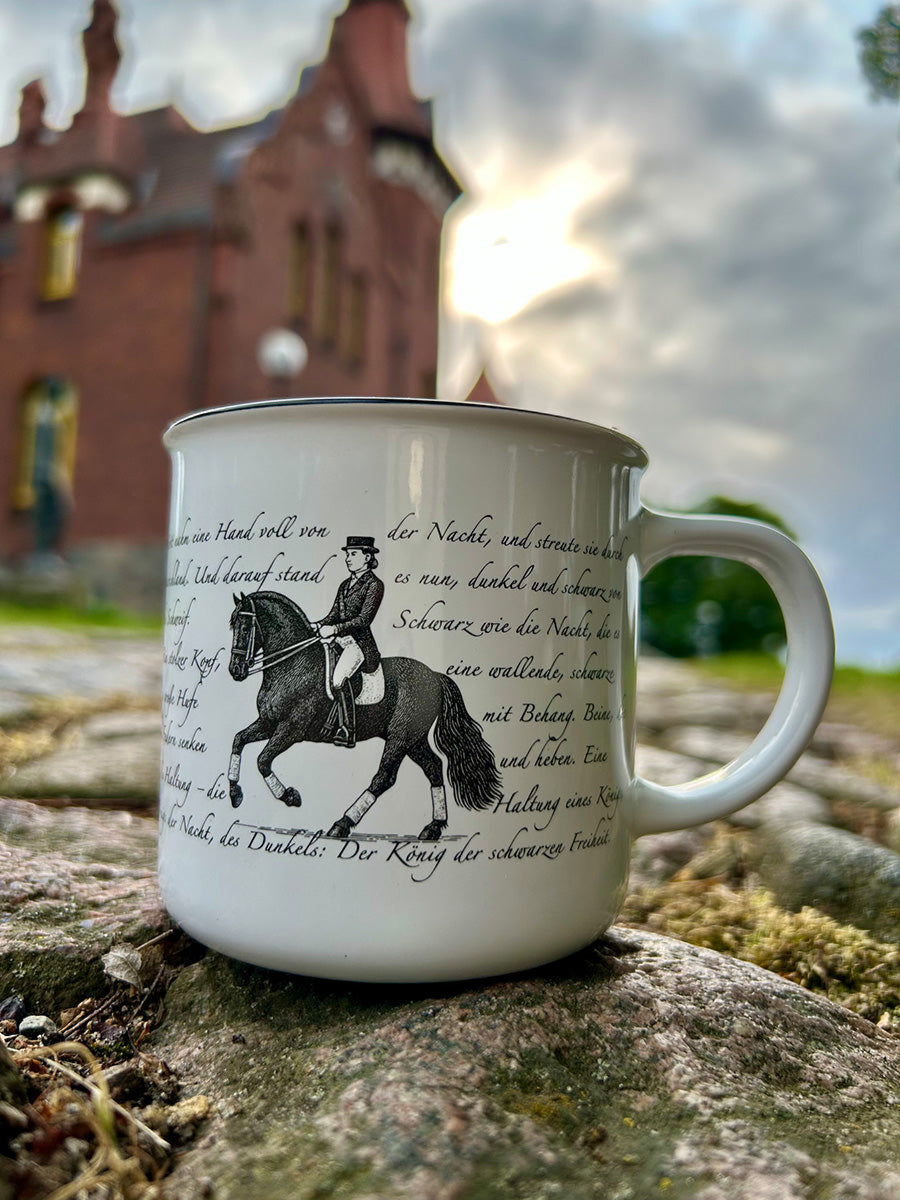 DFZ-Motivtasse -  "Dressurfriese"